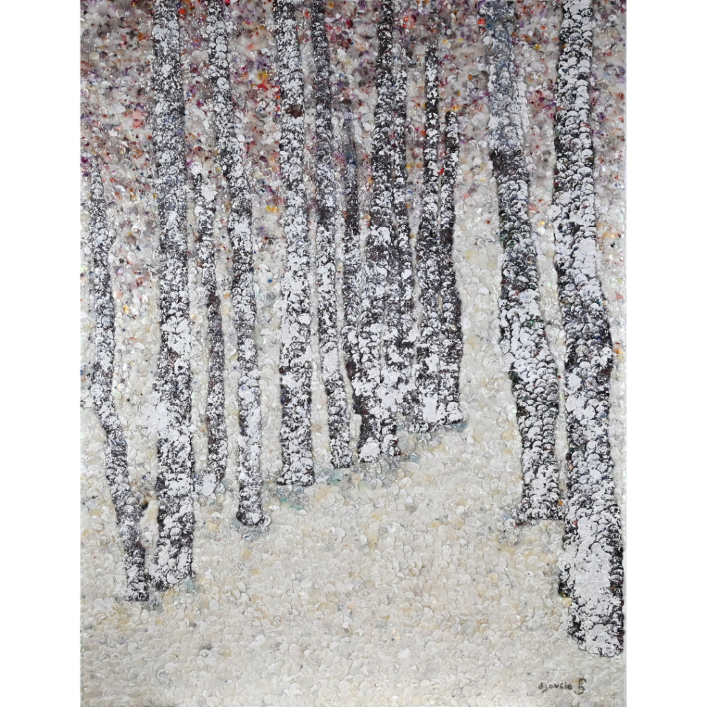 oeuvre djoulia H art Neige de printemps